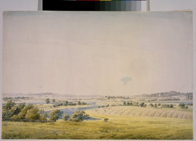 View over Putbus by Caspar David Friedrich