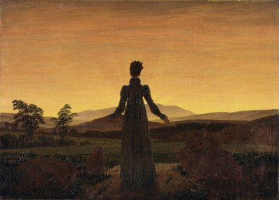 Woman before the Rising Sun, ca 1818 by Caspar David Friedrich