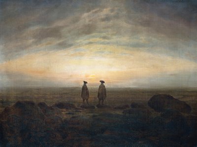 Two Men by the Sea by Caspar David Friedrich