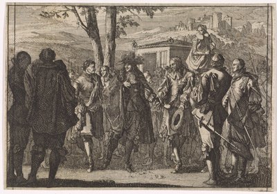 King Charles I of England Captured by English Soldiers, 1647 by Caspar Luyken (attributed to)