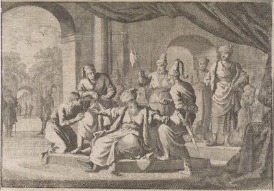Mustafa, the Nephew of Sultan Murad IV, Strangled by His Order, 1639 by Caspar Luyken (attributed to)