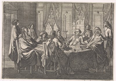 Negotiations During the Peace of Münster, 1648 by Caspar Luyken (attributed to)