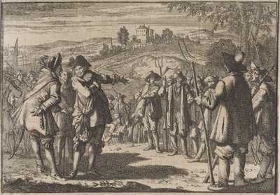 Revolt of the English Peasants, 1645 by Caspar Luyken (attributed to)