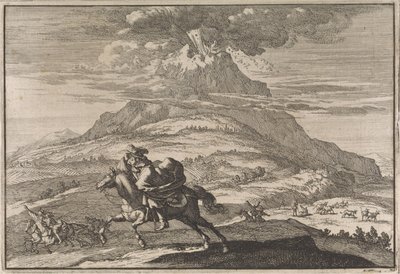 Eruption of Mount Vesuvius, 1631 by Caspar Luyken (attributed to)