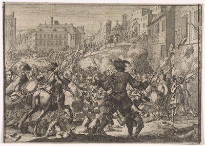 Conquest of Prague by the Swedish Army, 1648 by Caspar Luyken (attributed to)
