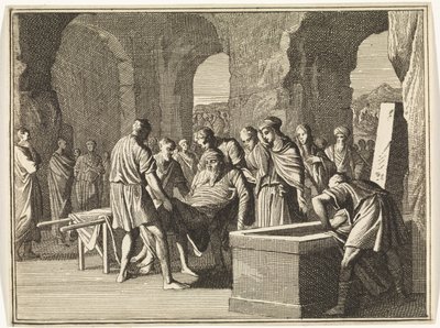 Funeral of Jacob by Caspar Luyken