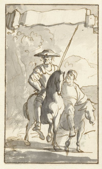 Title Page of Don Quixote Designs for the Fifth Part of Histoire de l