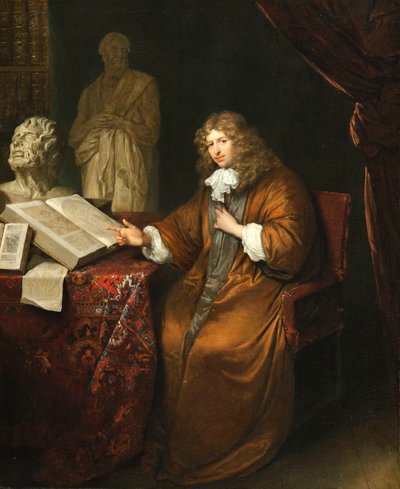 Portrait of the Collector Abraham van Lennep by Caspar Netscher