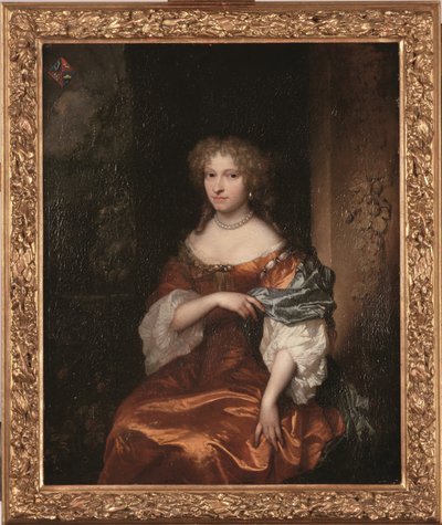 Portrait of Johanna Hulft (1649-1698) by Caspar Netscher