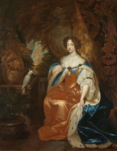 Portrait of Mary Stuart, Wife of Prince William III by Caspar Netscher