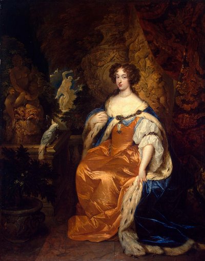 Portrait of Queen Mary II of England by Caspar Netscher