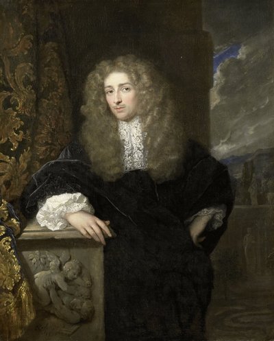 Portrait of a Man, Possibly a Member of the van Citters Family by Caspar Netscher
