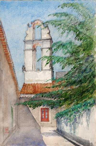 Bell Tower, Hotel San Dominico Old Monastery, Taormina, Sicily by Cass Gilbert