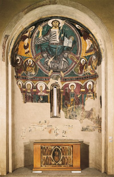 Christ in Glory, from the Church of San Clemente de Tahull, Lerida, Spain by Catalan School