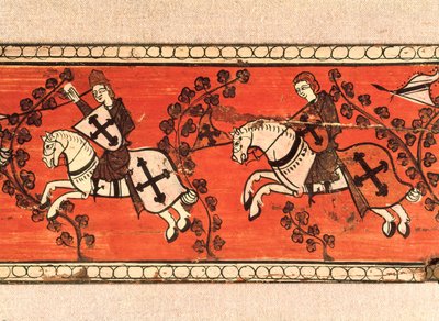 Knights Bear Flags (13th century) by Catalan School
