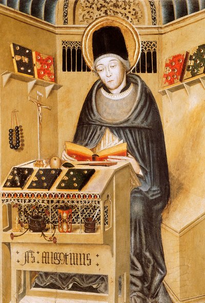 Portrait of Saint Augustine of Hippo by Catalan School