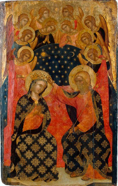 The Coronation of the Virgin, 1360s by Caterino Veneziano I