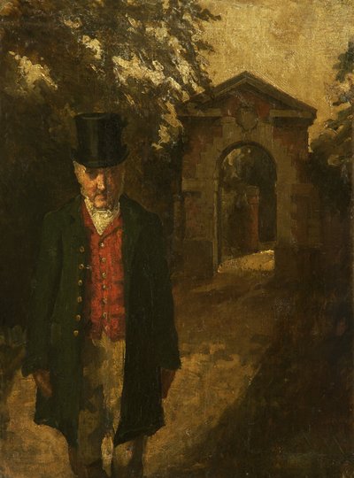 Paul, the Porter at Tabley Hall (James Hall, Porter at Tabley for 40 Years) by Catherine Barbara Southeby