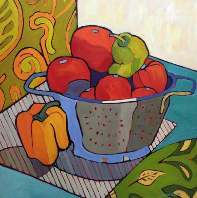 Hearty Vegetable Mosaic II by Catherine J Martzloff
