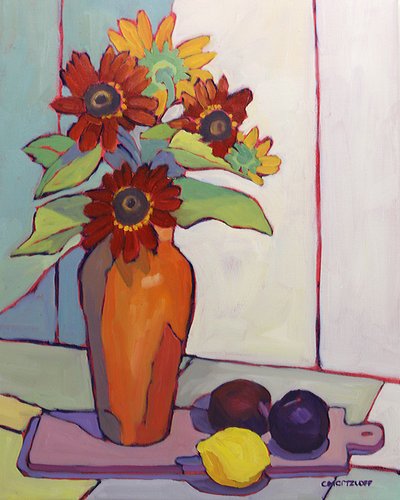 Sunflowers for a Season, 2023 by Catherine J Martzloff