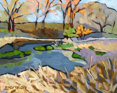 The Quiet River, 2022 by Catherine J Martzloff