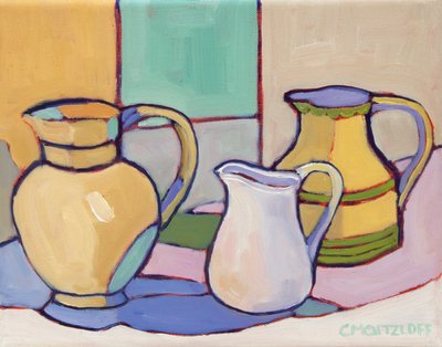 Vessels Amidst Soft Hues, 2024 by Catherine J Martzloff