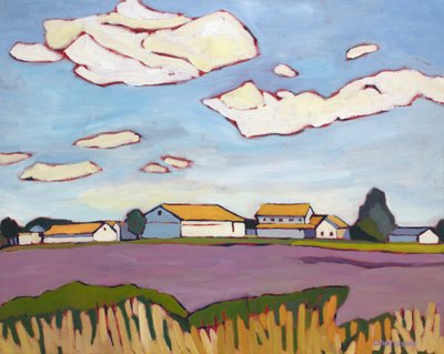 Wandering by the Field, 2022 by Catherine J Martzloff