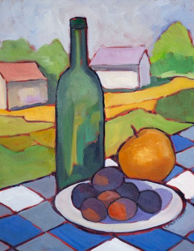 Wine and Countryside, 2025 by Catherine J Martzloff