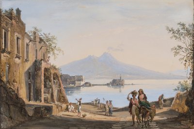 View of Vesuvius from the Mergellina by Catherine Louisa Marlay