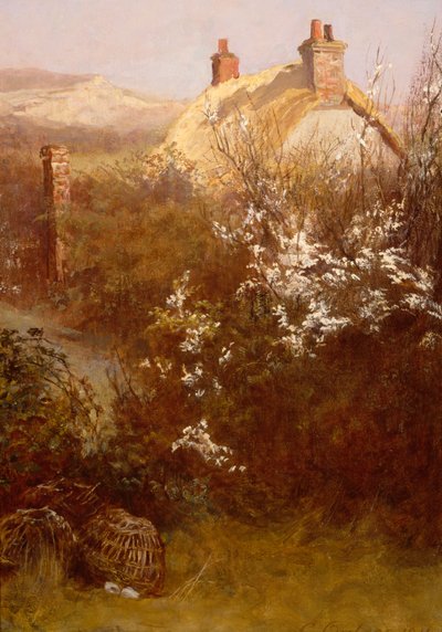 A Cottage at St. Quen, Jersey by Catherine Ouless