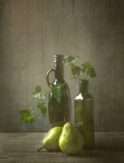 Rustic Pears and Ivy by Catherine Wang