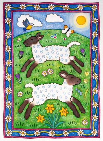 Bouncy Lambs by Cathy Baxter
