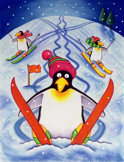 Skiing Holiday, 2000 by Cathy Baxter