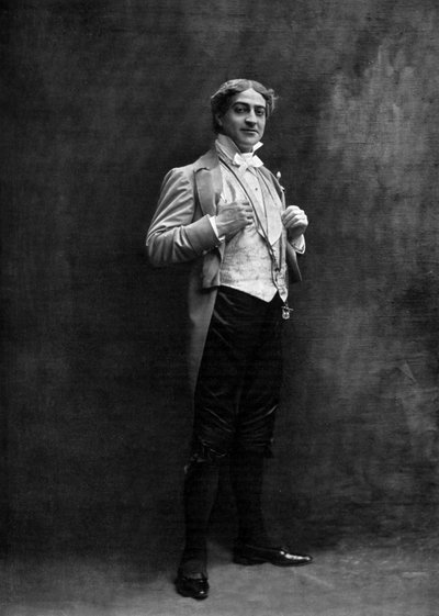 French comedian Max Dearly (1874-1943) as Tourillon in operetta 