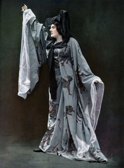 Opera singer Meyriane Heglon (1867-1942) as Lilith in opera 