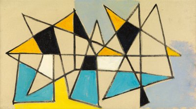 Composition #17, c.1949 by Caziel Caziel
