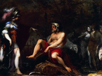 Erminia among the shepherds by Cecco  Bravo