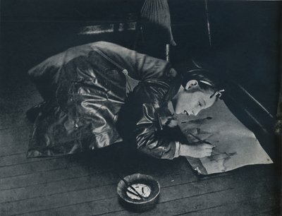 A little girl left behind imagines the trek to the country by Cecil Beaton