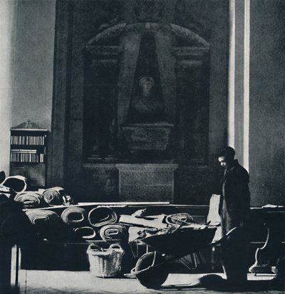 St. Mary-le-Bow after the First Blitz. It is Now Destroyed by Cecil Beaton