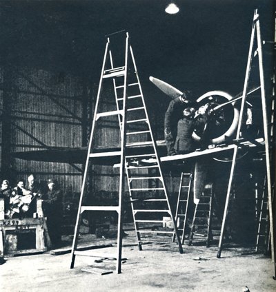 The ground crews work is never done by Cecil Beaton