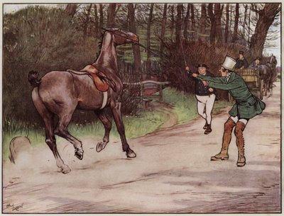 Illustration for The Pickwick Papers by Cecil Aldin by Cecil Charles Windsor Aldin