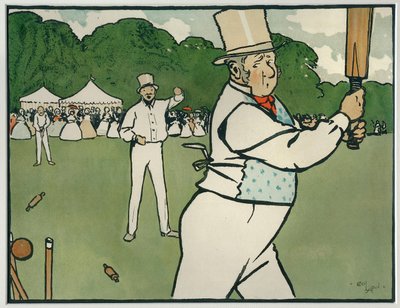 Old English Sports and Games: Cricket by Cecil Charles Windsor Aldin