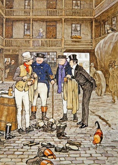 Sam at the White Hart by Cecil Charles Windsor Aldin