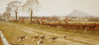The Cheshire - Away from Tattenhall by Cecil Charles Windsor Aldin