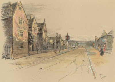 The Lygon Arms, Broadway by Cecil Charles Windsor Aldin