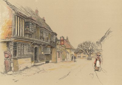The Star Inn, Alfriston by Cecil Charles Windsor Aldin
