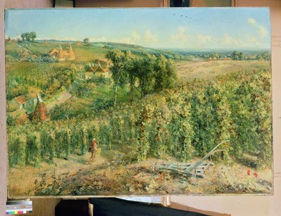 The Hop Garden by Cecil Gordon Lawson