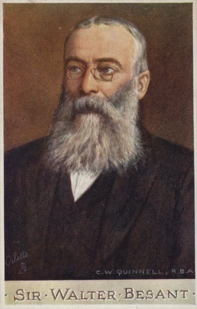 Sir Walter Besant (1836-1901), English Novelist and Historian by Cecil Watson Quinnell