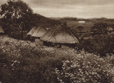Mexico: Cihuapam, Chozas de obreros by Cecile Seler Sachs