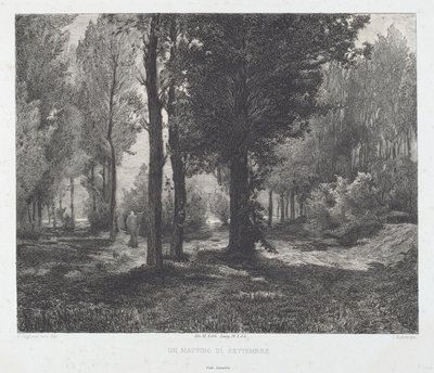 A September Morning by Celestino Turletti, after Clemente Pugliese Levi